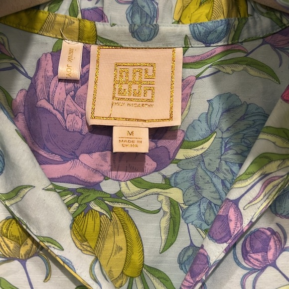 Emily McCarthy Stella Top in Peony Party Size M - Picture 5 of 6